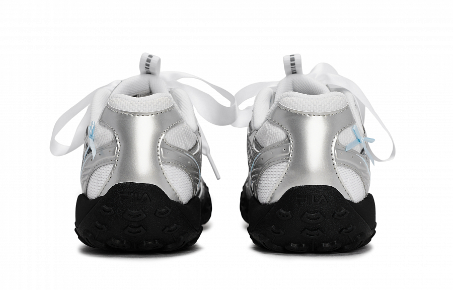 FILA PEBBLE Low Top Casual Shoes Women's Black White Silver Blue купить в интернет-магазине Yoocart с быстрой доставкой по России.