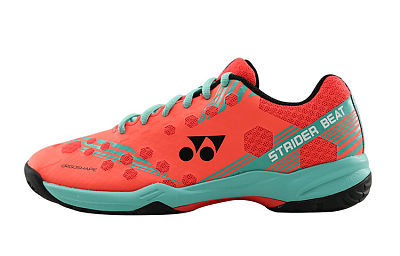 YONEX Cushioning, Slip Resistant, Abrasion Resistant, Breathable, Coverage, Support Low Top Badminton Shoes Women's Red