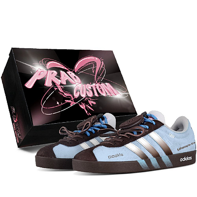 Adidas VL COURT 2.0 Cushioning, Wear Resistant Low Top Skateboard Shoes Unisex Blue Brown