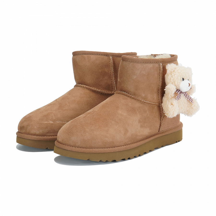 UGG CLASSIC MINI Thermal Abrasion Resistant Short Snow Boots Women's Linen купить в интернет-магазине Yoocart с быстрой доставкой по России.