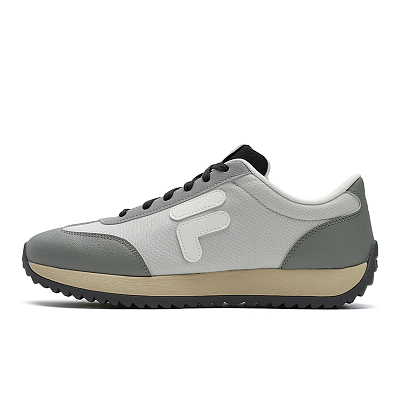 FILA MODERNO Abrasion Resistant, Breathable, Lightweight Low Top Casual Shoes Men's Silver Gray