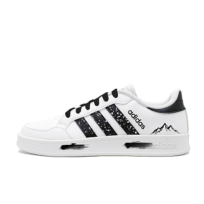 Adidas Neo Breaknet Abrasion Resistant Low Top Skateboard Shoes Men's Black
