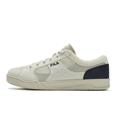 FILA SLANT SHOT Cloud Boat Shoes Breathable And Lightweight Low Top Canvas Shoes Men's Beige