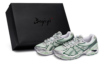 Asics GT 2160 Abrasion Resistant Low Top Running Shoes Unisex White Green