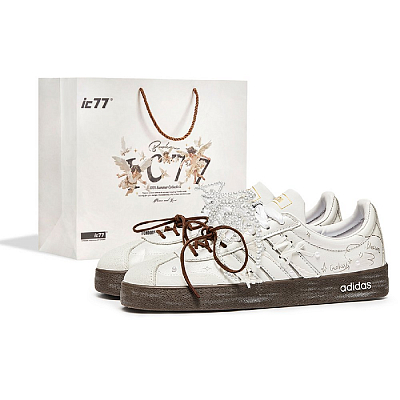 Adidas Neo VL Court 2.0 IC77 Shopping Bag, Salt White Journal Abrasion Resistant Low Top Skateboard Shoes Unisex White