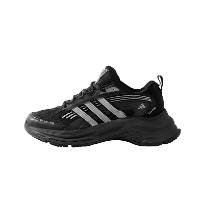 Adidas FC CLASSIC Slip Resistant And Breathable Low Top Running Shoes Unisex Black Gray