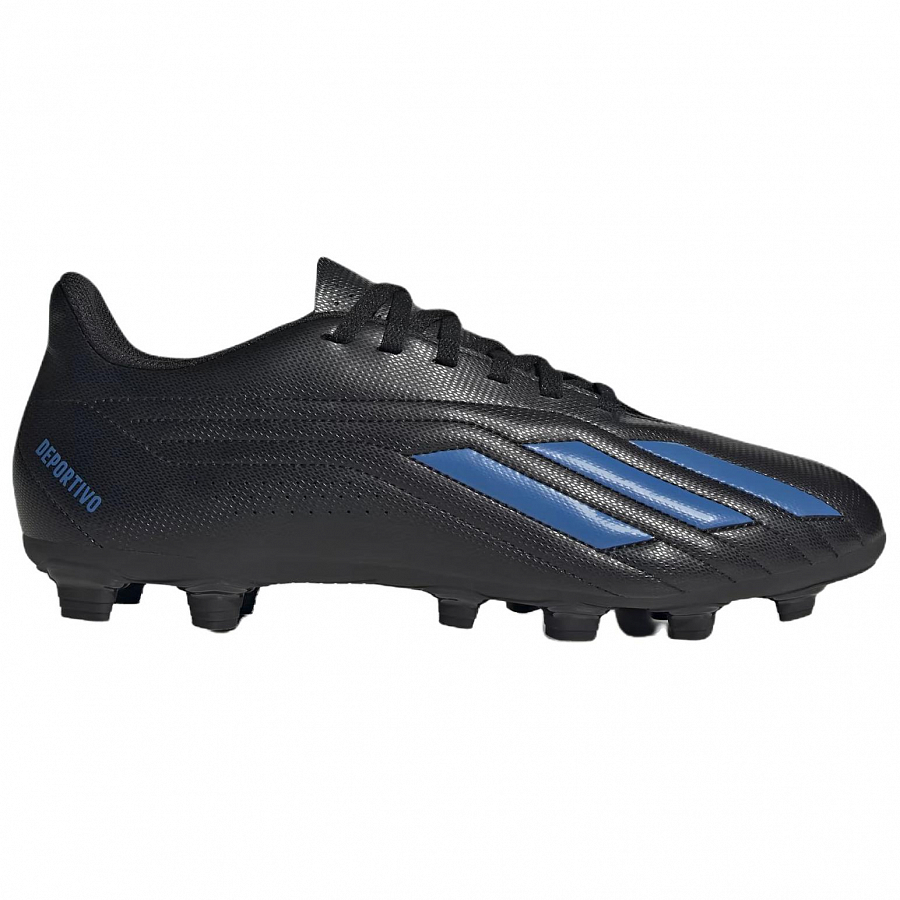 Adidas Deportivo 2 Slip Resistant Abrasion Resistant Soccer Shoes Men's Black Blue купить в интернет-магазине Yoocart с быстрой доставкой по России.