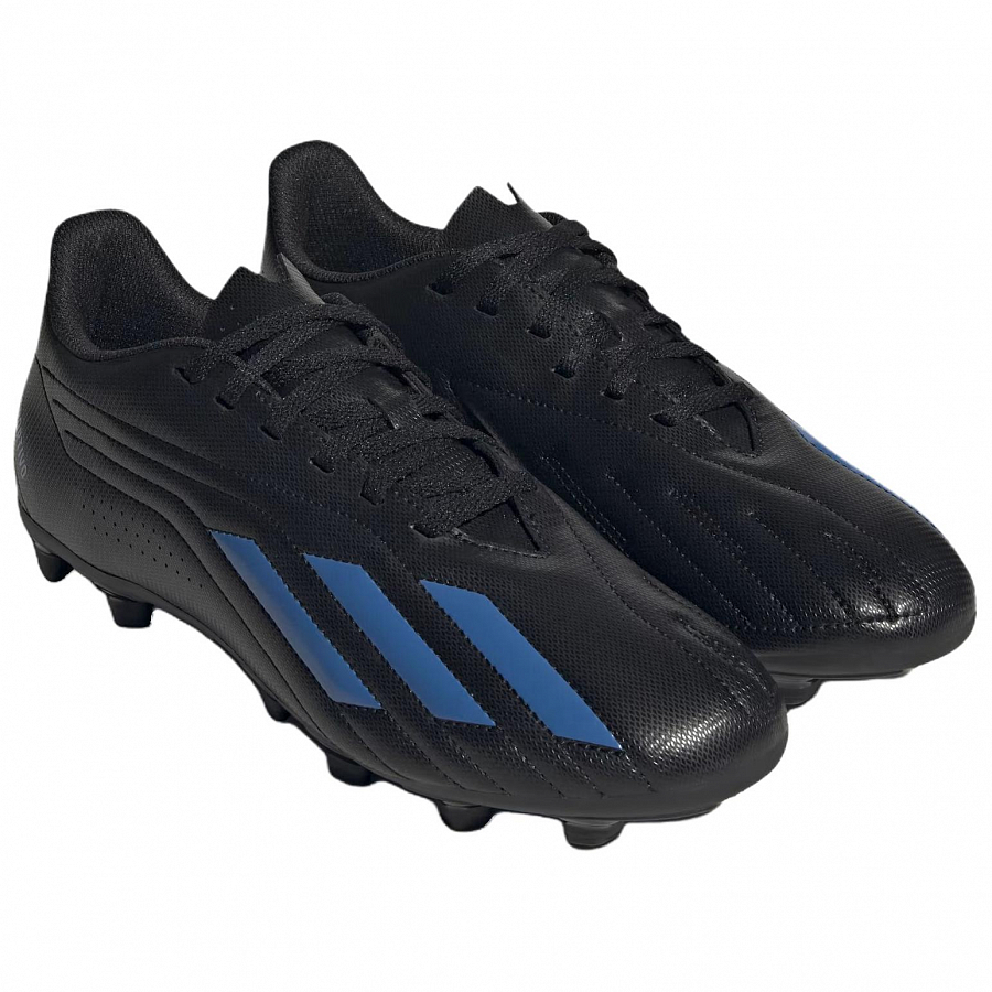 Adidas Deportivo 2 Slip Resistant Abrasion Resistant Soccer Shoes Men's Black Blue купить в интернет-магазине Yoocart с быстрой доставкой по России.