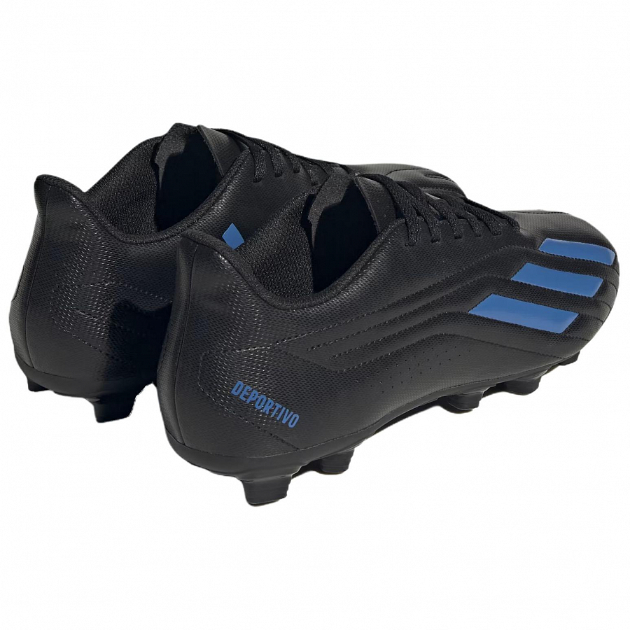 Adidas Deportivo 2 Slip Resistant Abrasion Resistant Soccer Shoes Men's Black Blue купить в интернет-магазине Yoocart с быстрой доставкой по России.