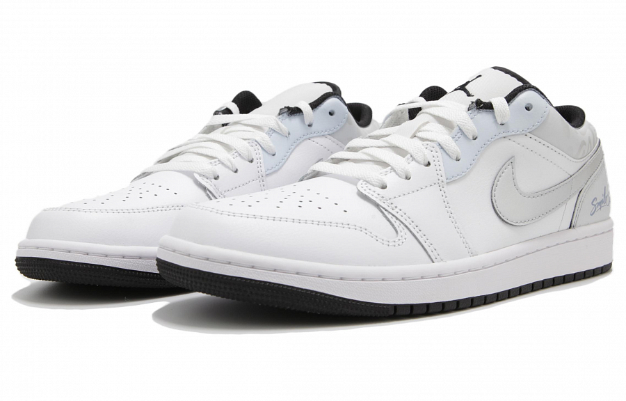 Jordan Air Jordan 1 Cushioning Wear-Resistant Low-Top Vintage Basketball Shoes Women's White купить в интернет-магазине Yoocart с быстрой доставкой по России.