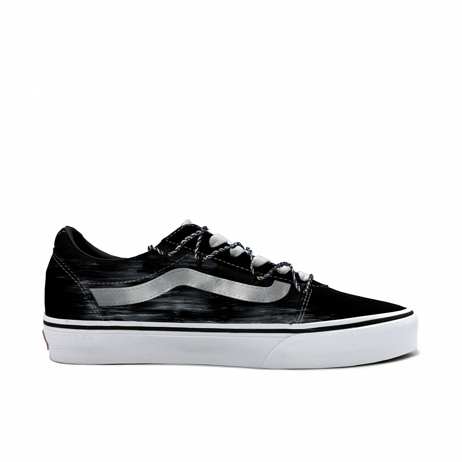 Vans Ward Abrasion Resistant Low Top Skateboard Shoes Men's Black White купить в интернет-магазине Yoocart с быстрой доставкой по России.