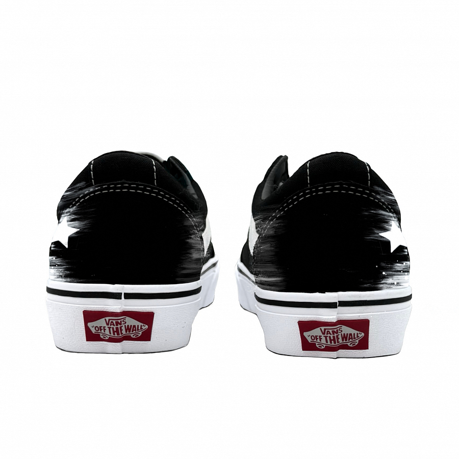 Vans Ward Abrasion Resistant Low Top Skateboard Shoes Men's Black White купить в интернет-магазине Yoocart с быстрой доставкой по России.