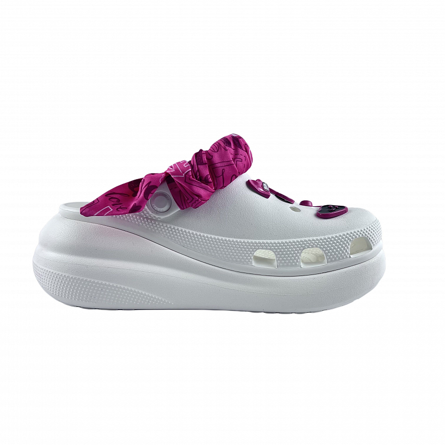 Crocs Crush Clog Clogs Unisex White купить в интернет-магазине Yoocart с быстрой доставкой по России.
