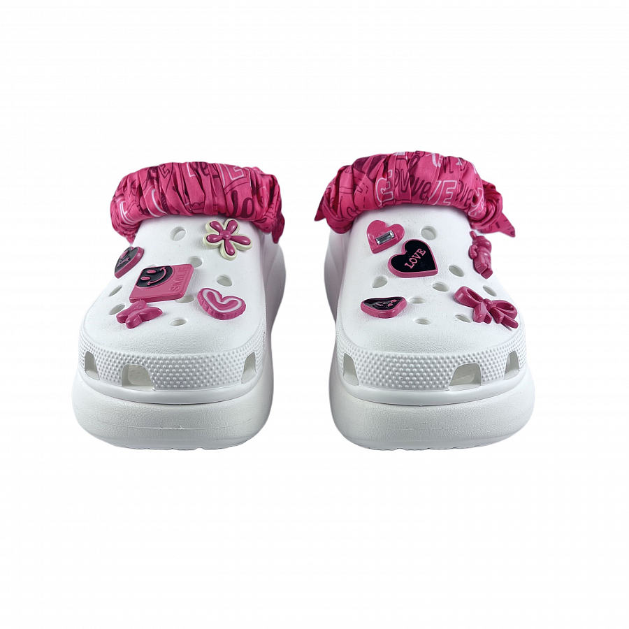 Crocs Crush Clog Clogs Unisex White купить в интернет-магазине Yoocart с быстрой доставкой по России.