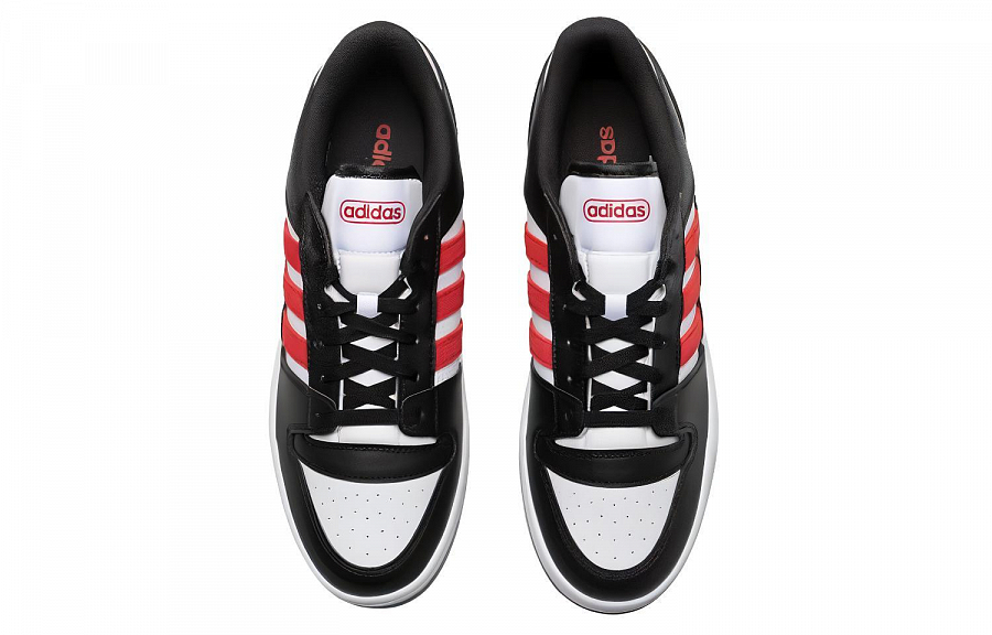 Adidas TURNAROUND LOW Anti-Slip Wear-Resistant Low-Top Basketball Shoes Unisex Black White купить в интернет-магазине Yoocart с быстрой доставкой по России.