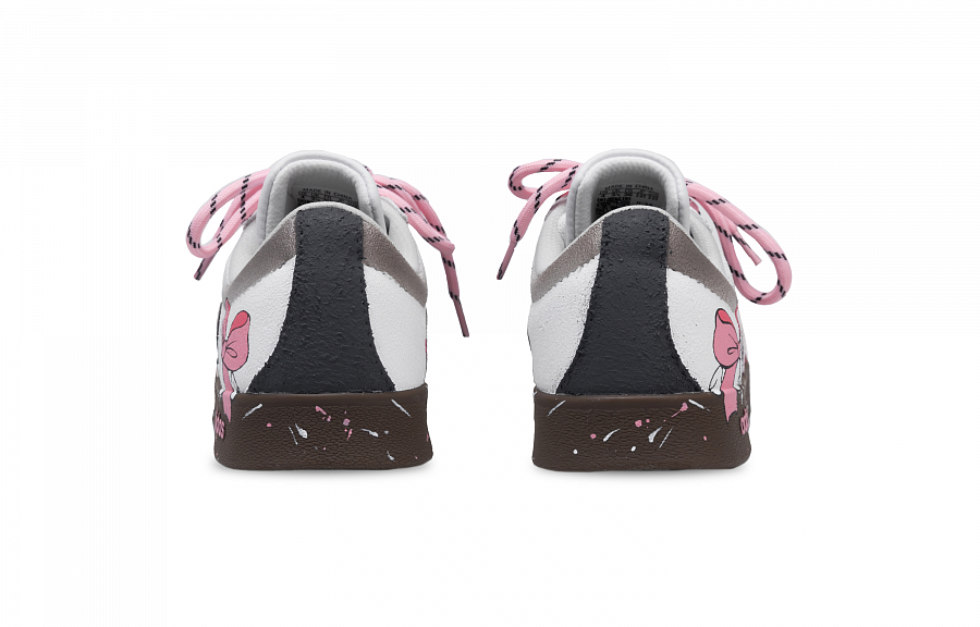 Adidas VL COURT 2.0 Anti-Slip Wear-Resistant Low-Top Skateboard Shoes Unisex Pink White купить в интернет-магазине Yoocart с быстрой доставкой по России.