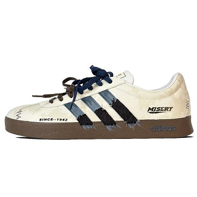 Adidas Neo VL Court 2.0 Low Top Skateboard Shoes Unisex Blue White