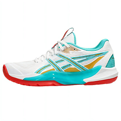 Asics POWERBREAK FF Low Top Training Shoes Women's White Green