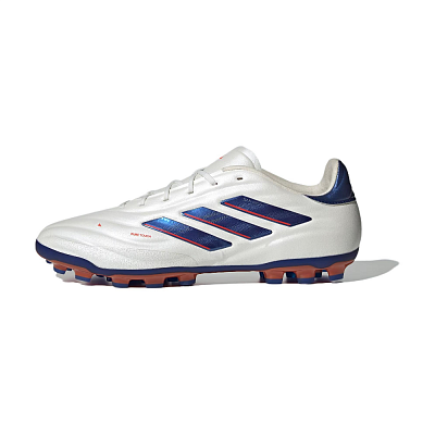 Adidas COPA PURE 2 AG Rubber Short Studs Artificial Ground Anti-Slip Wear-Resistant Soccer Shoes Unisex White Blue Red