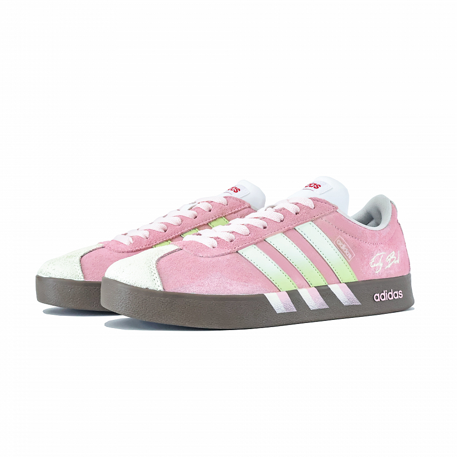 Adidas VL COURT 2.0 Cushioning, Wear Resistant Low top Skateboard Shoes Women's Pink купить в интернет-магазине Yoocart с быстрой доставкой по России.