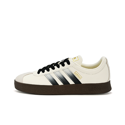 Adidas VL COURT 2.0 Black White Nice Abrasion Resistant Low Top Skateboard Shoes Unisex White