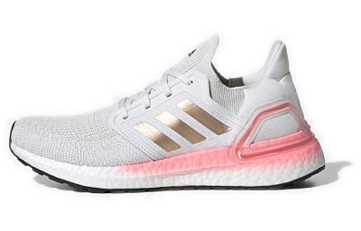 Adidas Ultra Boost 20 White Copper Flash Red Women's