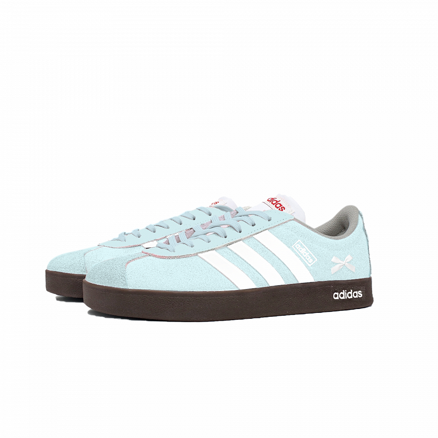 Adidas VL COURT 2.0 Lemon Joy Cushioning, Wear Resistant Low Top Skateboard Shoes Unisex Blue White купить в интернет-магазине Yoocart с быстрой доставкой по России.