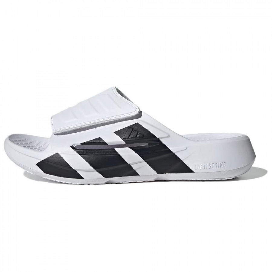 Adidas LIGHTBLAZE Abrasion Resistant Slide Slippers Unisex White Black купить в интернет-магазине Yoocart с быстрой доставкой по России.