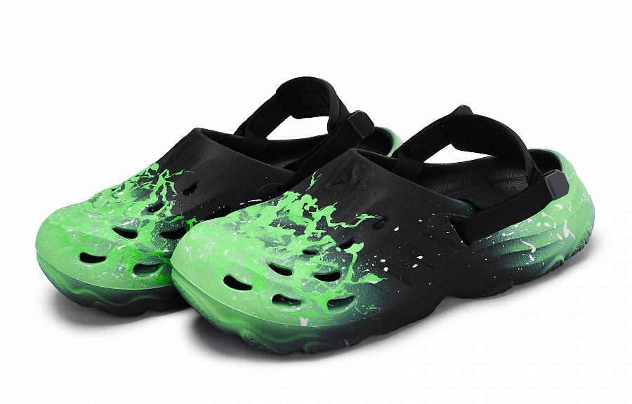 Adidas MAXXCLOG 811 Manufacturing, Fluorescent Sea Green, Special Shoe Box Clogs Unisex Black Green купить в интернет-магазине Yoocart с быстрой доставкой по России.