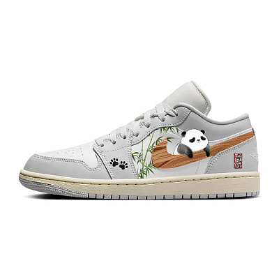 Jordan Air Jordan 1 Vintage Basketball Shoes Women's Low Top Gray/White