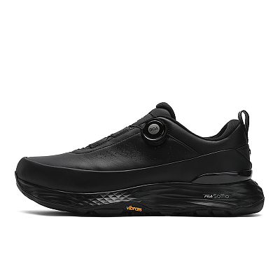 FILA VELOCITY Abrasion Resistant Coverage Low Top Golf Shoes Men's Galloping Horse Black