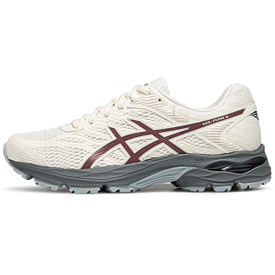Asics Gel Flux 4 Low Top Running Shoes Women's White Red