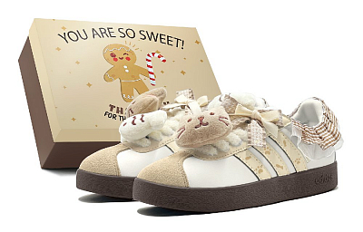 Adidas VL COURT 2.0 Cushioning Low-Top Skateboard Shoes Unisex White Brown
