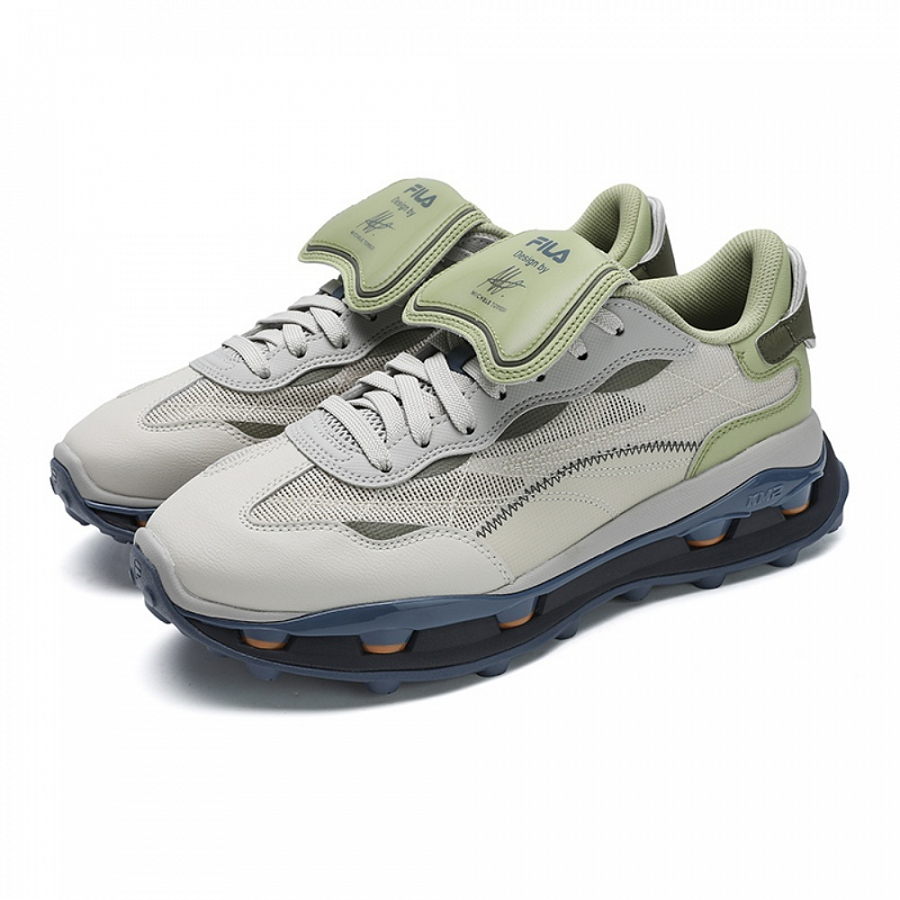 FILA KM2 Abrasion Resistant Coverage Support Lightweight Grip Low Top Hiking Shoes Men's Plain Gray Pear Tree Green купить в интернет-магазине Yoocart с быстрой доставкой по России.