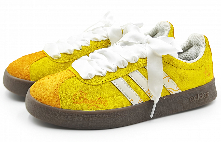Adidas Neo VL Court 2.0 Abrasion Resistant Low Top Skateboard Shoes Unisex Yellow купить в интернет-магазине Yoocart с быстрой доставкой по России.