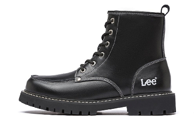 Lee Martin Boots Men's Black