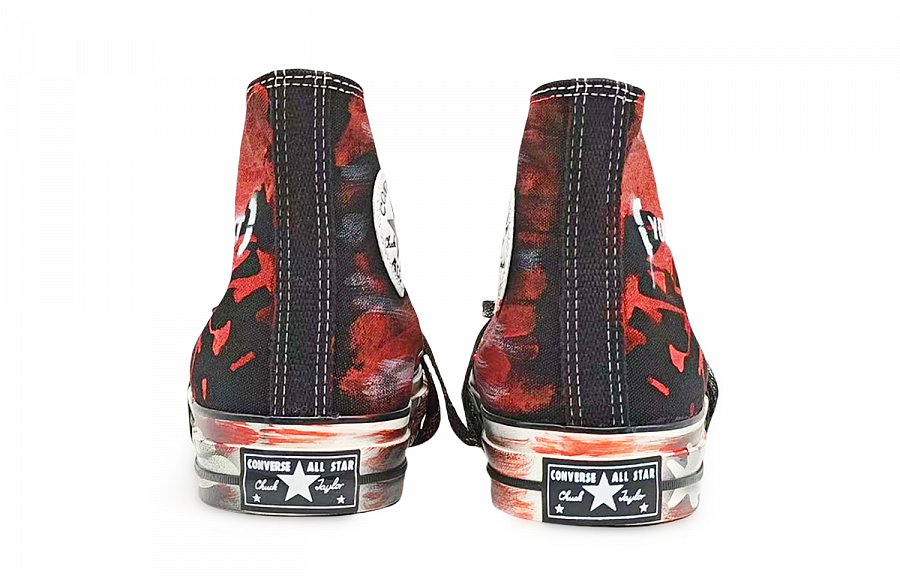 Converse Chuck 70 High Top Canvas Shoes Unisex Black Red купить в интернет-магазине Yoocart с быстрой доставкой по России.