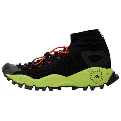 Adidas Seeulater By Stella McCartney Core Black Solar Green Active Orange