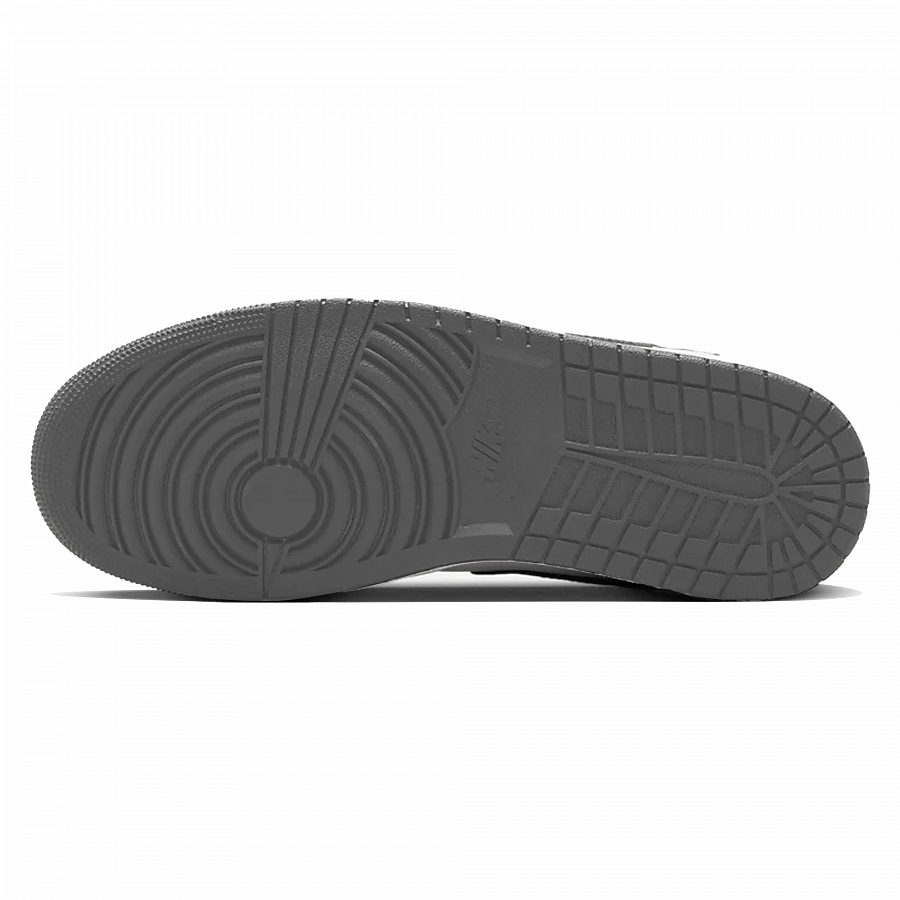 Jordan Air Jordan 1 Abrasion-Resistant Mid-Top Vintage Basketball Shoes Unisex Gray купить в интернет-магазине Yoocart с быстрой доставкой по России.