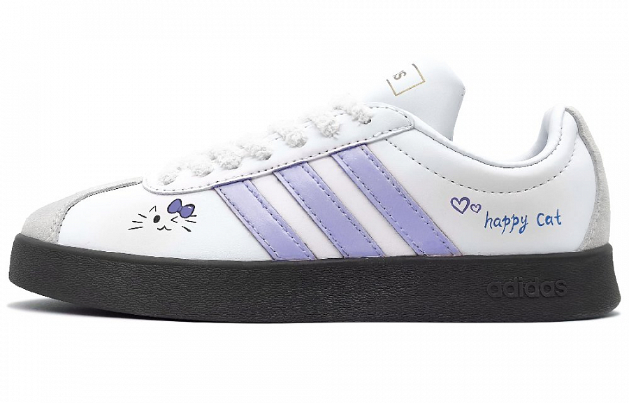 Adidas Neo VL Court 2.0 Low Top Skateboard Shoes Unisex White Purple купить в интернет-магазине Yoocart с быстрой доставкой по России.