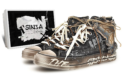Converse Chuck 70 Abrasion Resistant High Top Canvas Shoes Unisex Black Brown