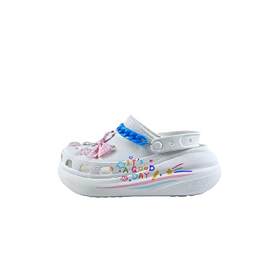 Crocs Crush Clog Clogs Unisex White