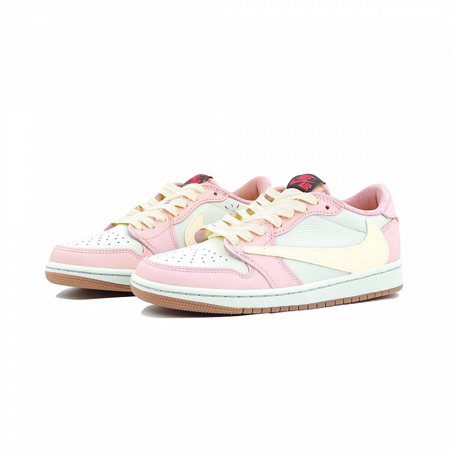 JORDAN Air JORDAN 1 Vintage Basketball Shoes Unisex Low-Top Beige Pink купить в интернет-магазине Yoocart с быстрой доставкой по России.