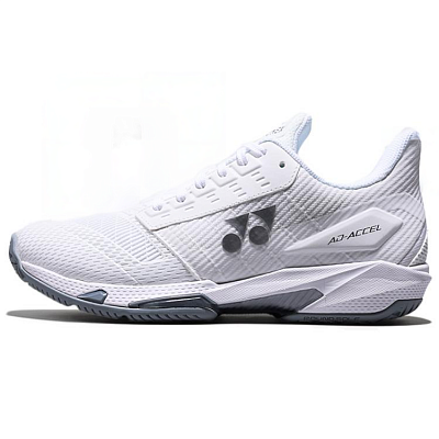 YONEX AD ACCEL Anti-Slip Wear-Resistant Low-Top Tennis Shoes Unisex White Black