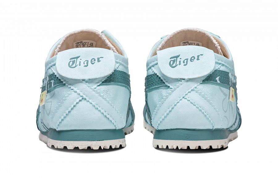 Onitsuka Tiger MEXICO 66 Cyan Green Abrasion Resistant Low Top Casual Shoes Unisex Turquoise купить в интернет-магазине Yoocart с быстрой доставкой по России.