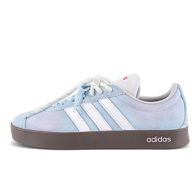 Adidas VL COURT 2.0 Abrasion Resistant Low Top Skateboard Shoes Unisex Blue White
