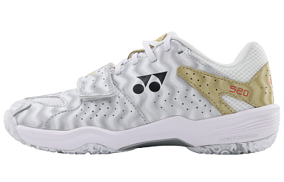 YONEX 520 Series Anti-Slip Wear-Resistant Low-Top Badminton Shoes Unisex Silver White