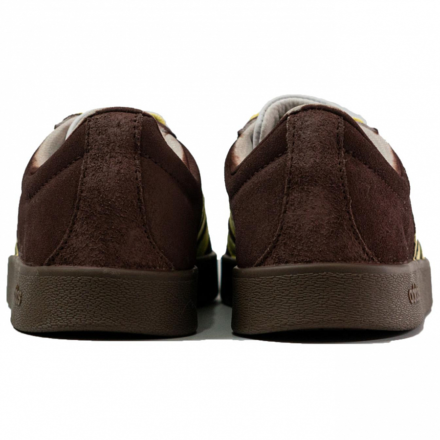 Adidas VL COURT 2.0 Anti-Slip Wear-Resistant Low-Top Skateboard Shoes Unisex Brown Yellow купить в интернет-магазине Yoocart с быстрой доставкой по России.
