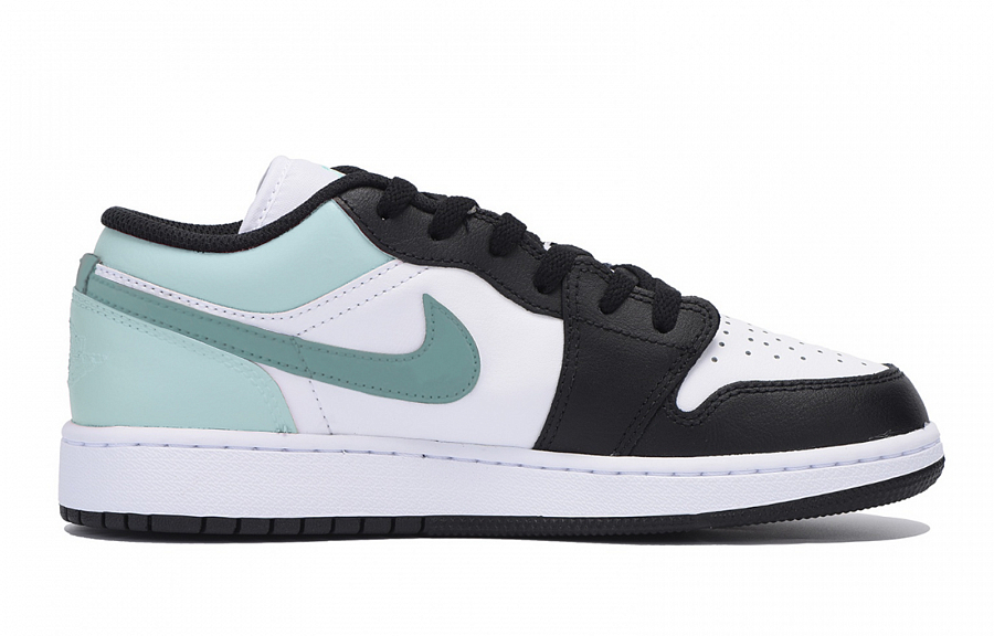 Jordan Air Jordan 1 Low Top Vintage Basketball Shoes Men's Black White Cyan купить в интернет-магазине Yoocart с быстрой доставкой по России.