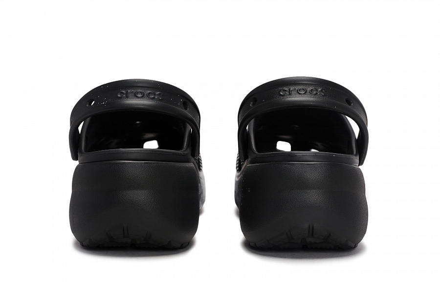 Crocs Classic Platform Clog 811 Manufacturing, Mist On Site, Special Shoe Box Clogs Women's Black Silver купить в интернет-магазине Yoocart с быстрой доставкой по России.